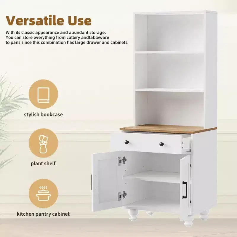 Set da parete da intrattenimento nero/noce e bianco/noce — Adatto a TV fino a 79", 3 pezzi