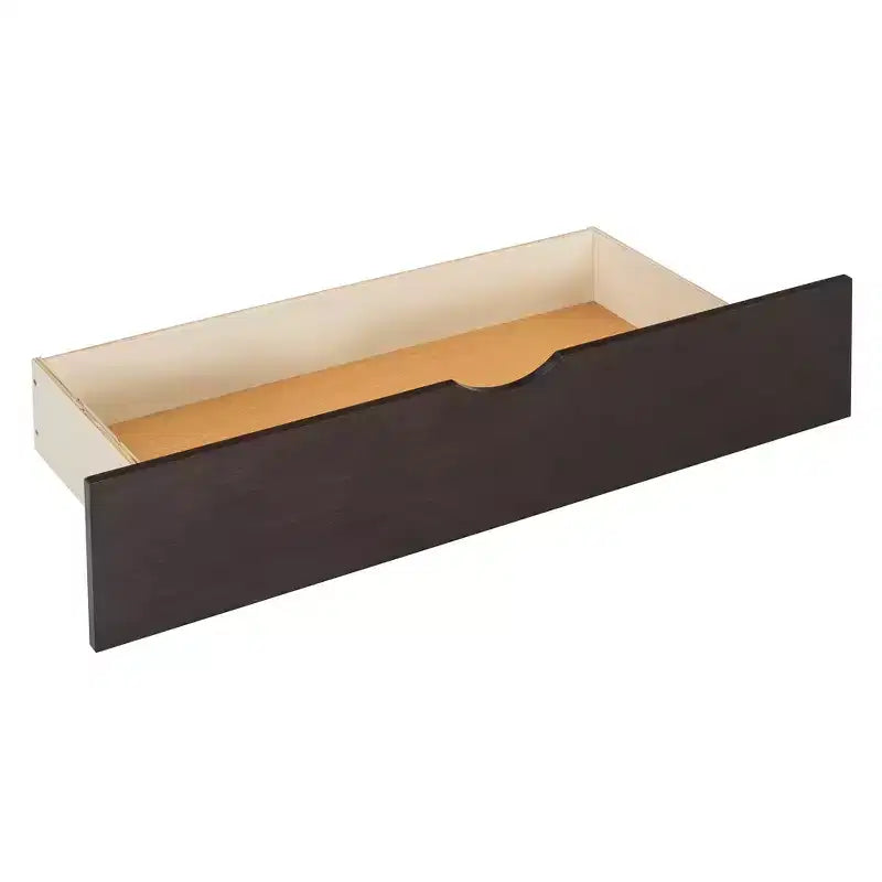 Letto matrimoniale con piattaforma espresso con rotelle e 2 cassetti, dettagli in rattan, 2 posti letto