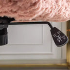 Sedia da Ufficio Girevole Reclinabile in Velluto, Altezza Regolabile, Beige/Nero/Grigio/Arancione/Rosa/Viola, 1 Posto