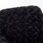 Sedia da Ufficio Girevole Reclinabile in Velluto, Altezza Regolabile, Beige/Nero/Grigio/Arancione/Rosa/Viola, 1 Posto