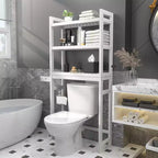 Besiost 3-tier Bamboo Toilet Storage Rack, Bathroom Storage Cabinet