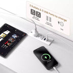 Cassettiera in tessuto marrone/bianco a 12 cassetti e porta TV, adatta per TV da 65-75", assemblaggio da 1 persona