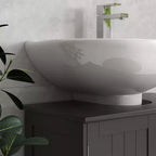 Mobiletto da Bagno Sotto Lavello, 2 Ante e Ripiano Regolabile, 7 Colori, 1 Unità