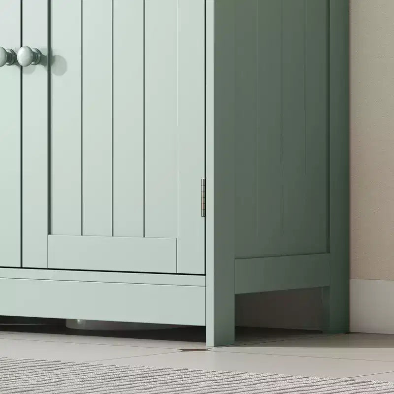 Mobiletto da Bagno Sotto Lavello, 2 Ante e Ripiano Regolabile, 7 Colori, 1 Unità