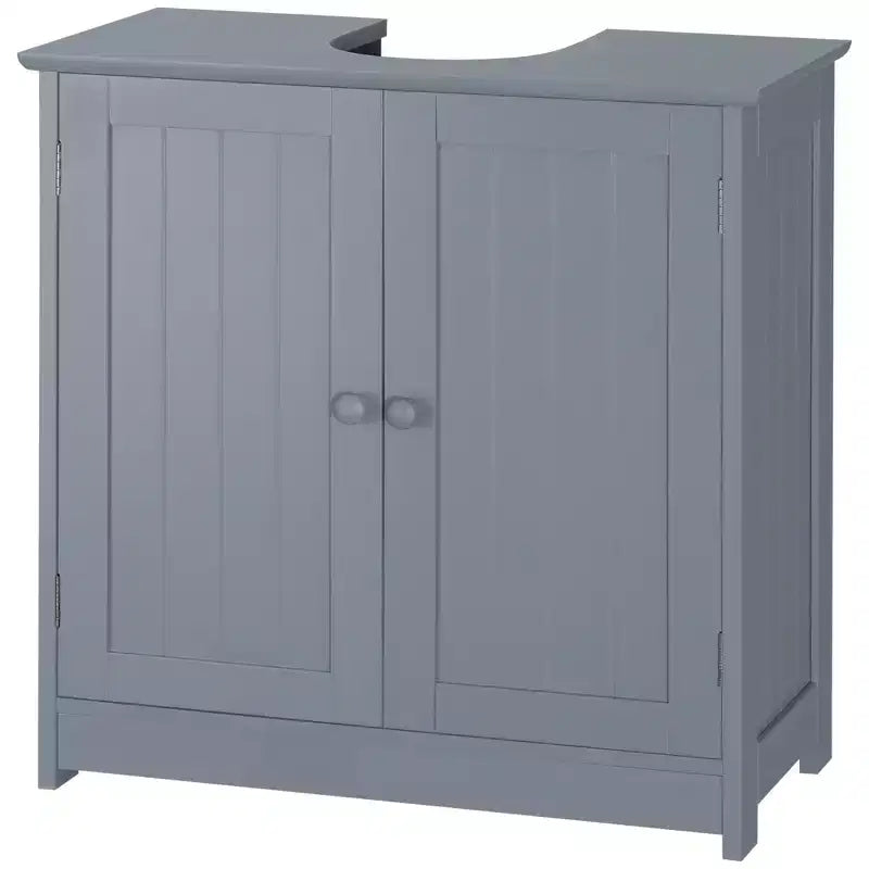 Mobiletto da Bagno Sotto Lavello, 2 Ante e Ripiano Regolabile, 7 Colori, 1 Unità