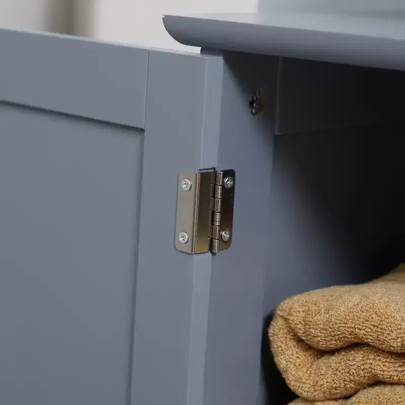 Mobiletto da Bagno Sotto Lavello, 2 Ante e Ripiano Regolabile, 7 Colori, 1 Unità