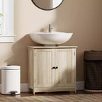 Mobiletto da Bagno Sotto Lavello, 2 Ante e Ripiano Regolabile, 7 Colori, 1 Unità