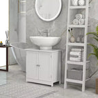 Mobiletto da Bagno Sotto Lavello, 2 Ante e Ripiano Regolabile, 7 Colori, 1 Unità