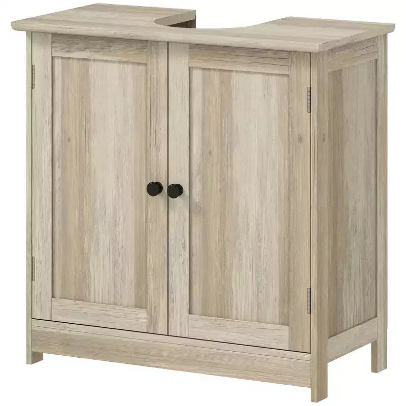 Mobiletto da Bagno Sotto Lavello, 2 Ante e Ripiano Regolabile, 7 Colori, 1 Unità