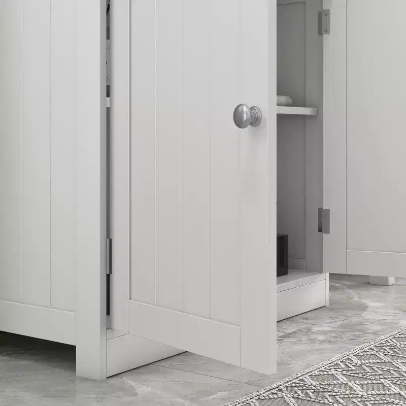 Mobiletto da Bagno Sotto Lavello, 2 Ante e Ripiano Regolabile, 7 Colori, 1 Unità