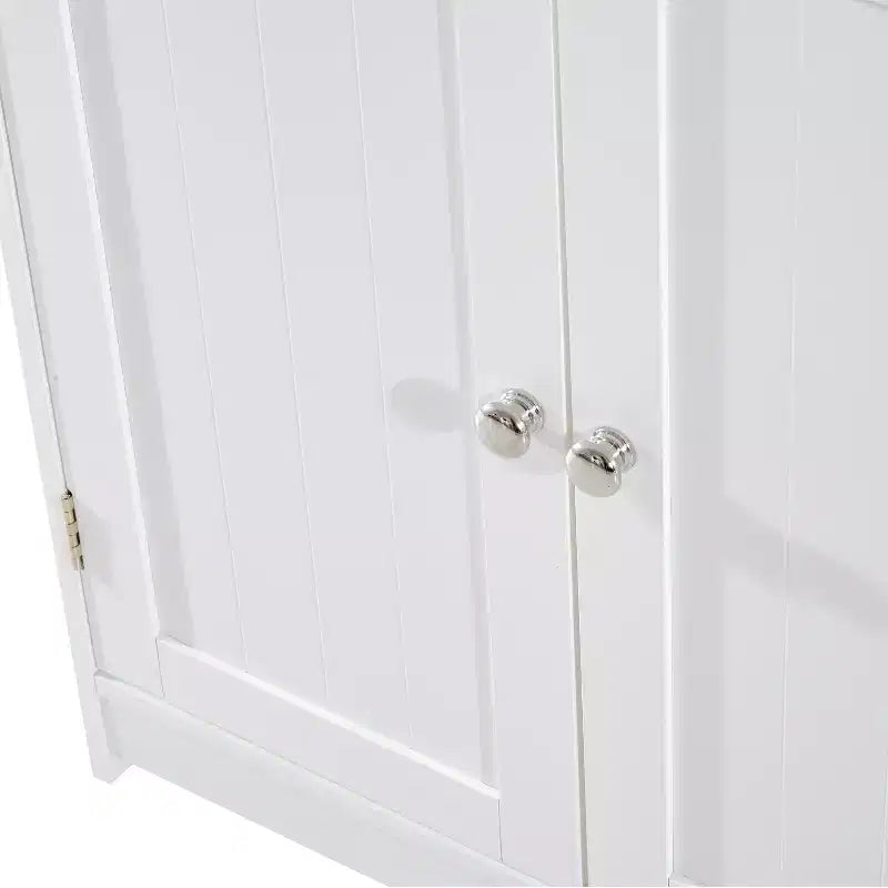 Mobiletto da Bagno Sotto Lavello, 2 Ante e Ripiano Regolabile, 7 Colori, 1 Unità