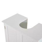 Mobiletto da Bagno Sotto Lavello, 2 Ante e Ripiano Regolabile, 7 Colori, 1 Unità