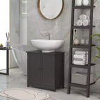 Mobiletto da Bagno Sotto Lavello, 2 Ante e Ripiano Regolabile, 7 Colori, 1 Unità