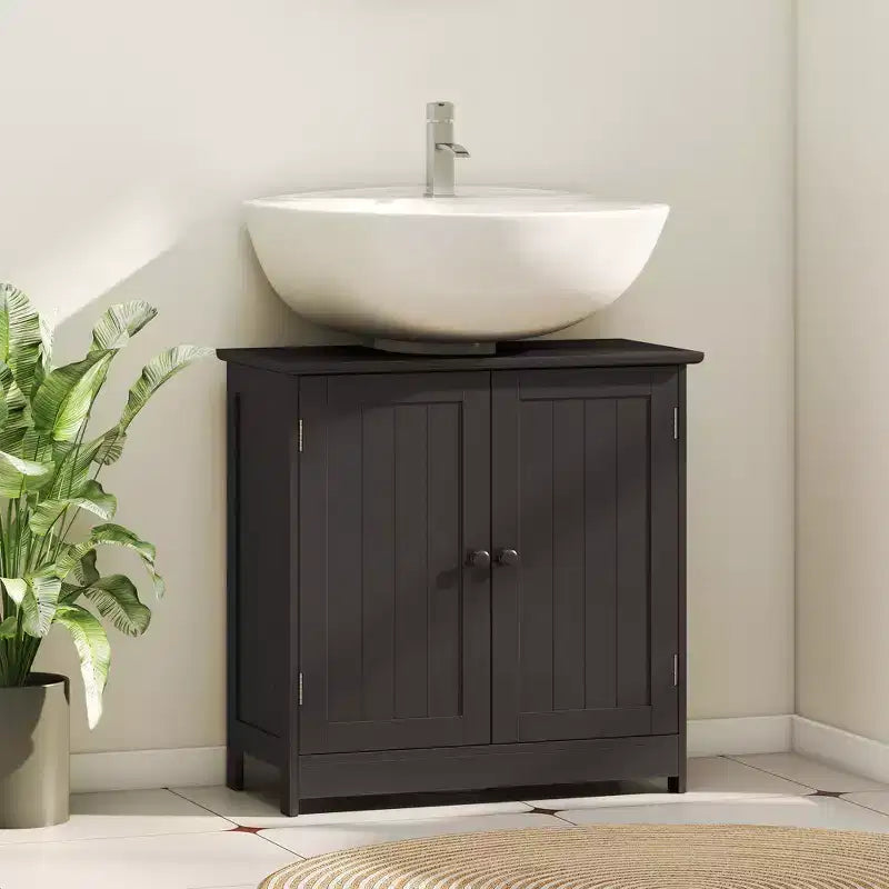 Mobiletto da Bagno Sotto Lavello, 2 Ante e Ripiano Regolabile, 7 Colori, 1 Unità