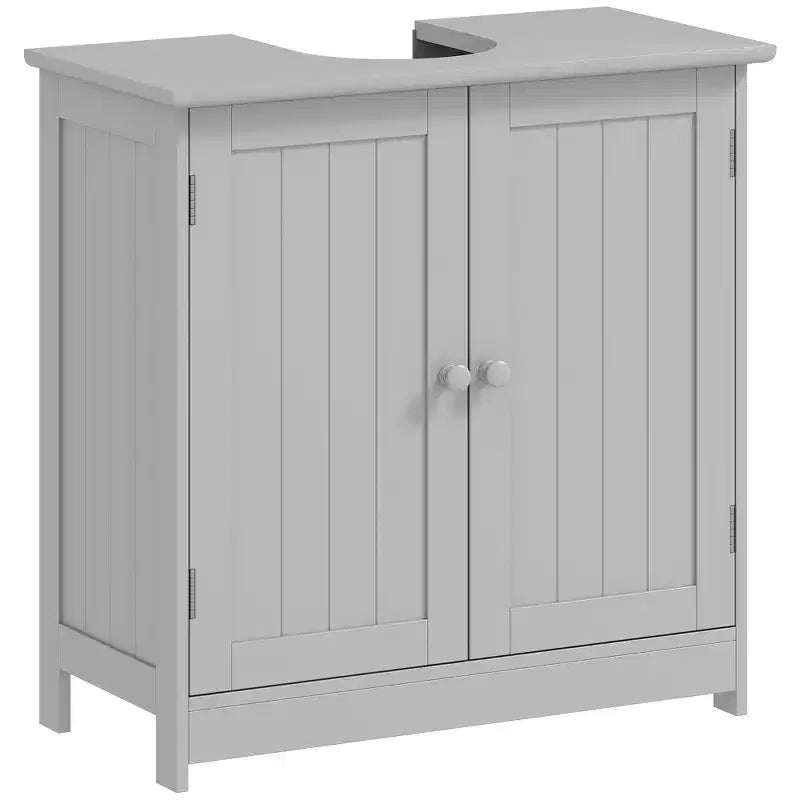 Mobiletto da Bagno Sotto Lavello, 2 Ante e Ripiano Regolabile, 7 Colori, 1 Unità