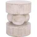 Xavier Round Accent Table - ACC3262 - White Washed - Safavieh