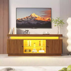 Mobile TV da 160 cm stile rustico per TV fino a 65 pollici, grigio sbiadito