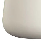 Tavolino rotondo contenitore bianco/nero con piano in legno rimovibile, 1 pezzo
