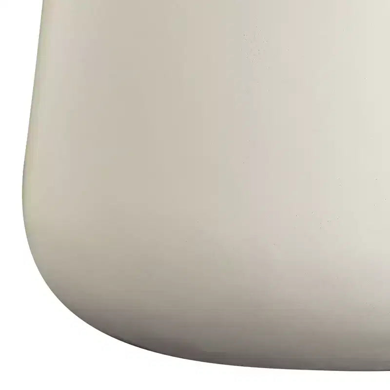 Tavolino rotondo contenitore bianco/nero con piano in legno rimovibile, 1 pezzo