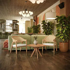 Poltrona accent in rattan canna nero/naturale, 1 posto