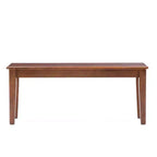 Panca da pranzo in legno, nero/rovere / marrone / rovere, 2 posti