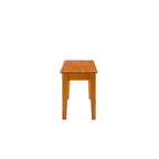 Panca da pranzo in legno, nero/rovere / marrone / rovere, 2 posti