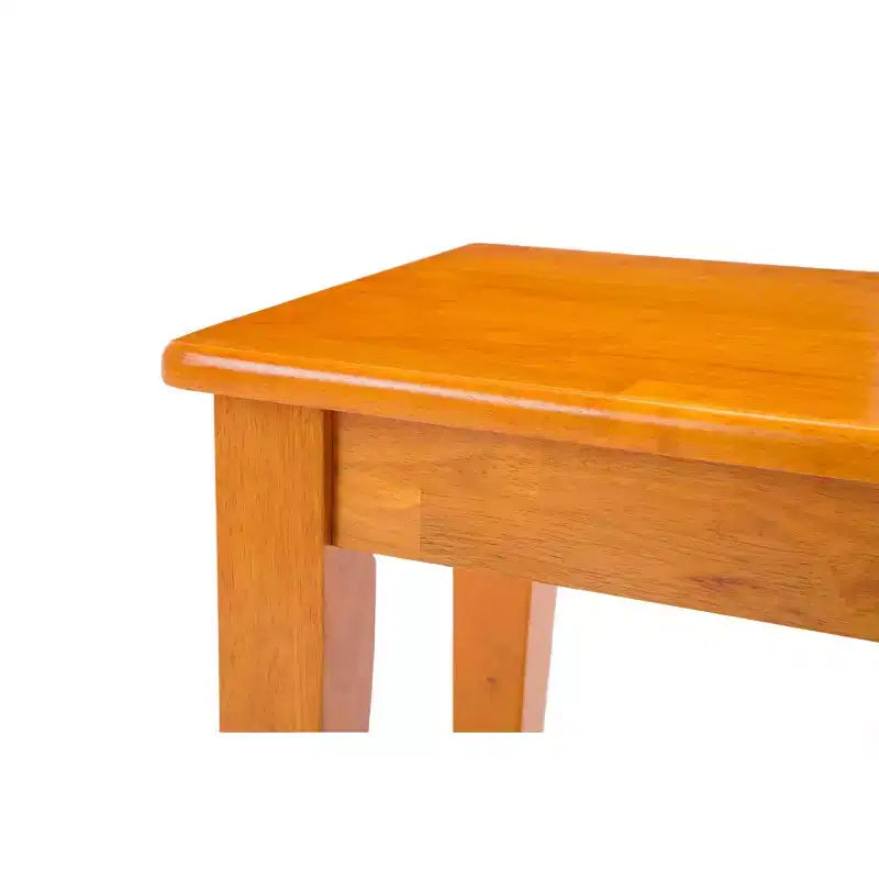 Panca da pranzo in legno, nero/rovere / marrone / rovere, 2 posti
